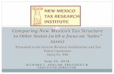 Comparing New Mexico’s Tax Structure to Other States (with ...