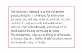 or functionality described for Oracle’s products remain