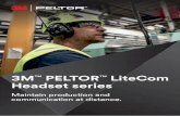 3M PELTOR LiteCom Headset series - Amazon S3
