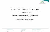 Publication No. 201408 - CIPC