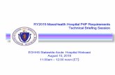 RY2019 MassHealth Hospital P4P Requirements Technical ...
