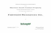 Fairmont Resources Inc. - Ontario