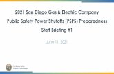 2021 San Diego Gas & Electric Company Public Safety Power ...