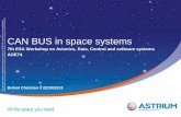 CAN BUS in space systems - European Space Agency