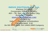 INDUS EDUTRAIN Pvt. Ltd. Partner