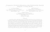Computer Model Calibration with Multivariate Spatial ...