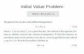Initial Value Problem