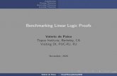 Benchmarking Linear Logic Proofs - Proof Society