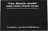 The Rasch model and time-limit tests