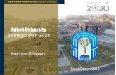 Taibah University Strategic plan 2025