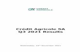 Crédit Agricole SA Q3 2021 Results