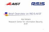 Brief Overview on RCIS-AIST