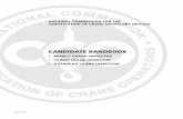 Crane Inspector - Candidate Handbook - NCCCO