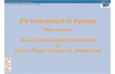 PV Investment in Europe