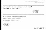 Reactor Pressure Vessel Status Report