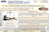 19th ALL INDIA MOOT COURT COMPETITION-2021
