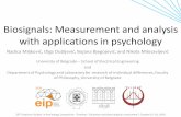 Biosignals: Measurement and analysis with applications in ...