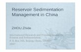 Reservoir Sedimentation Management in China