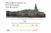 Anderson’s Primary School - Glow Blogs
