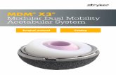 MDM X3 Modular Dual Mobility Acetabular System