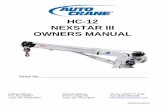 HC-12 NEXSTAR III OWNERS MANUAL - Auto Crane
