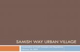 SAMISH WAY URBAN VILLAGE - cob.org