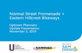 Normal Street Promenade + Eastern Hillcrest Bikeways