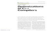 Optimizations in C++ compilers - Plymouth State University