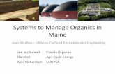 Systems to Manage Organics in Maine
