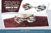 We'll show you how to stitch an easy-peasy BOW