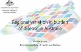 Regional variation in burden of disease in Australia