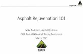 Asphalt Rejuvenation 101 - NJAPA