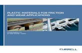 PLASTIC MATERIALS FOR FRICTION AND WEAR APPLICATIONS