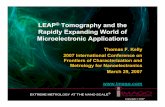 LEAP Tomography and the Rapidly Expanding World of ...