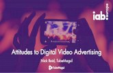 Attitudes to Digital Video Advertising