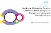 National Maternity Review Online Survey Analysis Survey on ...