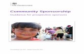 community sponsorship guidance