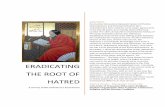 ERADICATING THE ROOT OF HATRED