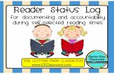 Reader Status Log - Mrs. Lawrenson's Second Grade