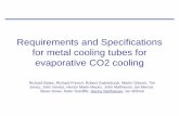 Cooling tubes – Requirements and Specifications