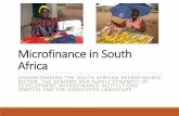 Microfinance in South Africa - EDSE