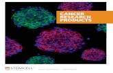 CANCER RESEARCH PRODUCTS - Stemcell Technologies