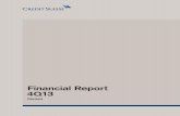 Financial Report 4Q - Credit Suisse