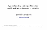 Age‐related spending estimation and fiscal space in Asian ...