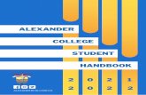 Alexander College Student Handbook