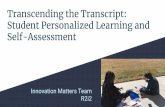 Transcending the Transcript: Student Personalized Learning ...