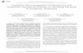 Causative Microorganism of Pneumonia and Antibiotics ...