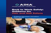 Back to Work Safely: Guidance for Hair and Nail Salons