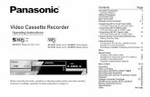 Rear Panel VCR5 Video Cassette Recorder