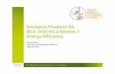 Insulation Products for BCA 2010 Vol 1 Section J Energy ...